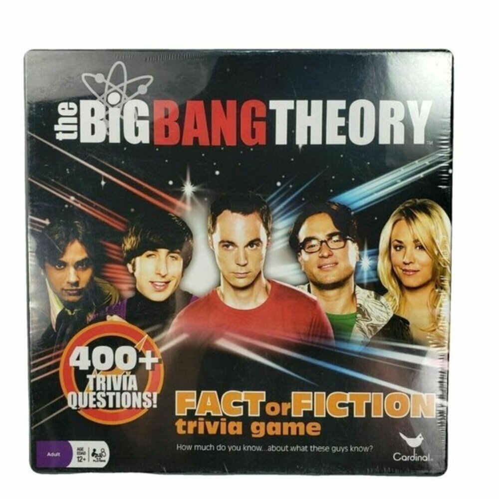 The Big Bang Theory Fact or Fiction Trivia Game Over 400 Trivia Questions Sealed